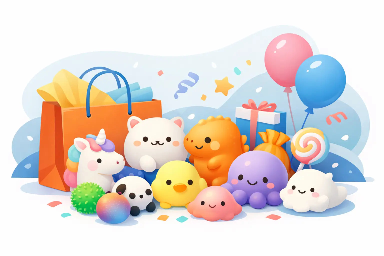 Best Squishy Toys for Party Bags