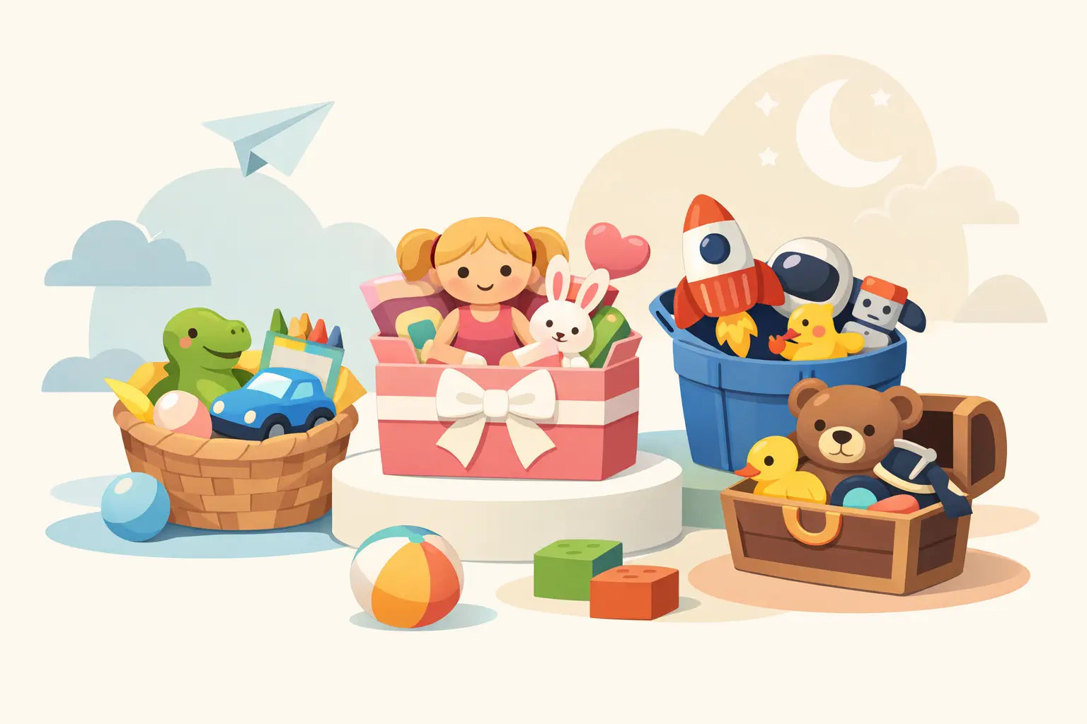 12 Mini Toy Hamper Ideas Kids Love