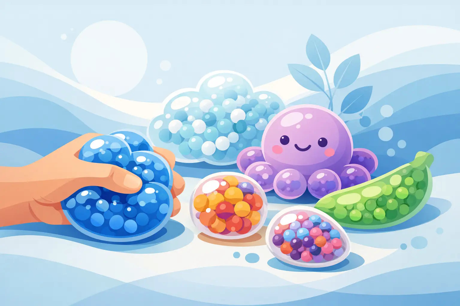 Bead Filled Squishy Toys for Calm Play