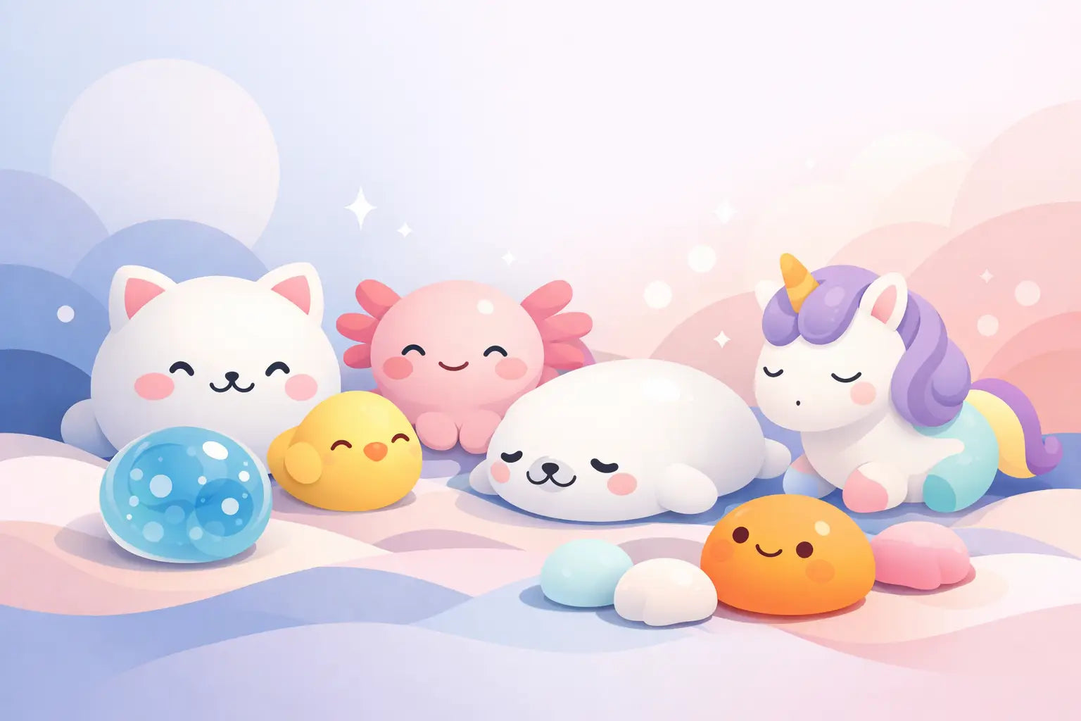 Cute Squishy Toys for Kids That Calm and Delight