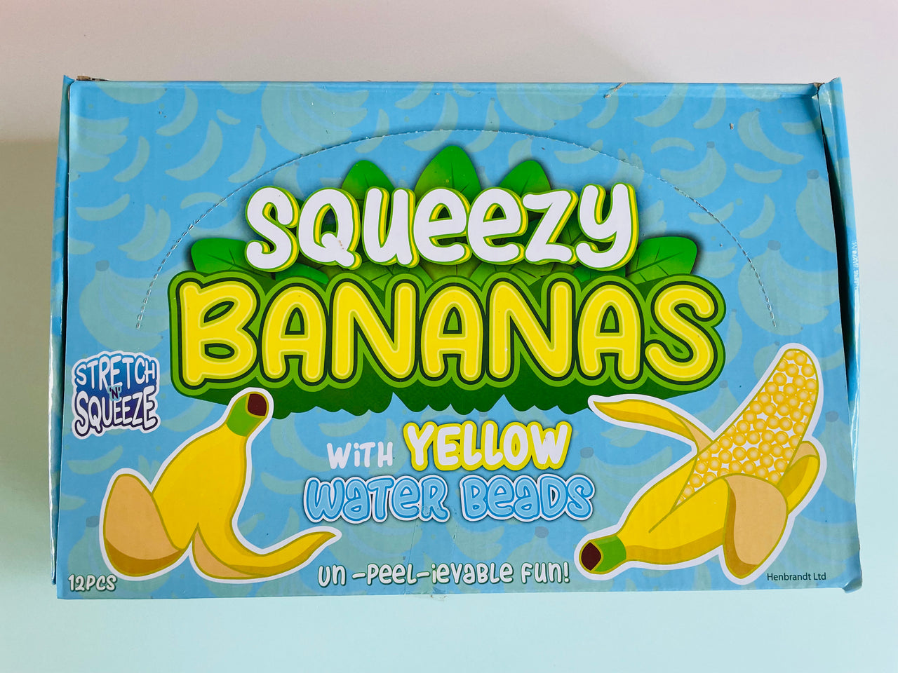 🍌 Banana Squishy with Yellow Water Beads