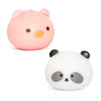 🥟🐷🐼 Bao Buddies 2-Pack | Pig & Panda Squishy Sensory Fidget Toys