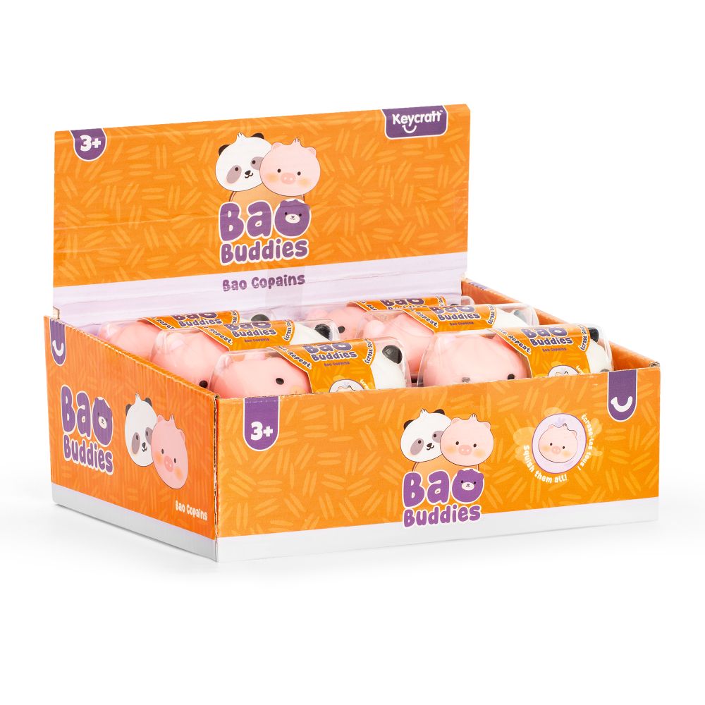 🥟🐷🐼 Bao Buddies 2-Pack | Pig & Panda Squishy Sensory Fidget Toys