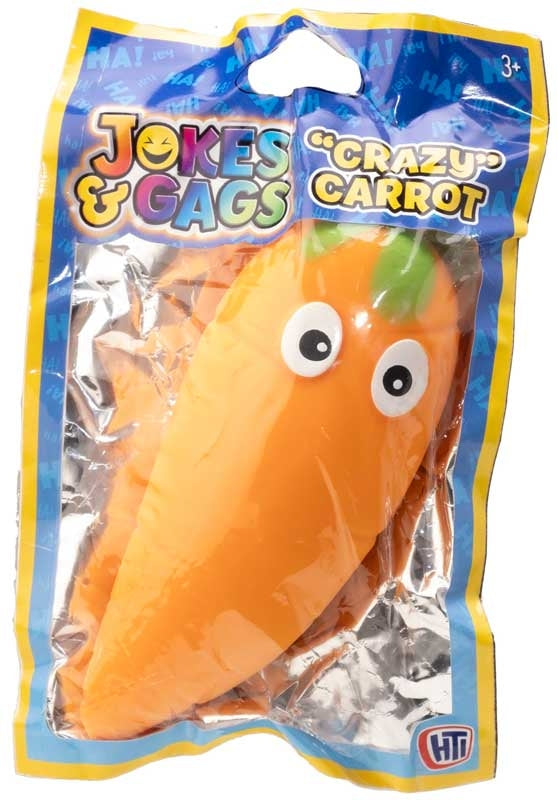 🥕😄 Crazy Carrot | Stretchy Squishy Sensory Stress Relief Fidget Toy ✨