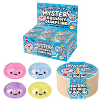 🥟✨ Chunky Glitter Dumpling Squishy in Basket | Jumbo Viral Sensory Squeeze Toy 💖