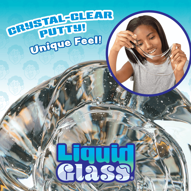🪟✨ Crazy Aaron's Liquid Glass Thinking Putty | Crystal Clear Sensory Putty 💎
