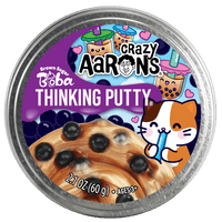 🧋🤎 Crazy Aaron's Thinking Putty | Brown Sugar Boba Sensory Putty ✨