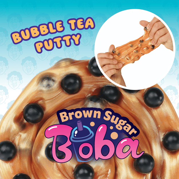 🧋🤎 Crazy Aaron's Thinking Putty | Brown Sugar Boba Sensory Putty ✨