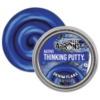 Crazy Aaron’s Denim Flare Thinking Putty MINI Tin UK