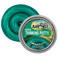 Crazy Aaron’s Emerald City Thinking Putty MINI Tin UK