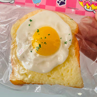 Egg Toast Squishy soft sensory fidget toy