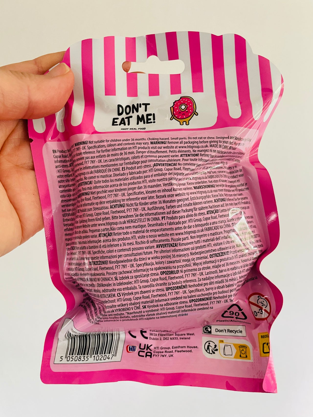 🍩🩷💙 Pink & Blue Dough-Nutterz Squishy Donut Toy