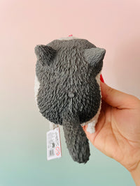 🤍🐱 Squidgy Cat | Grey & White Super Soft Sensory Stress Relief Fidget Toy ✨