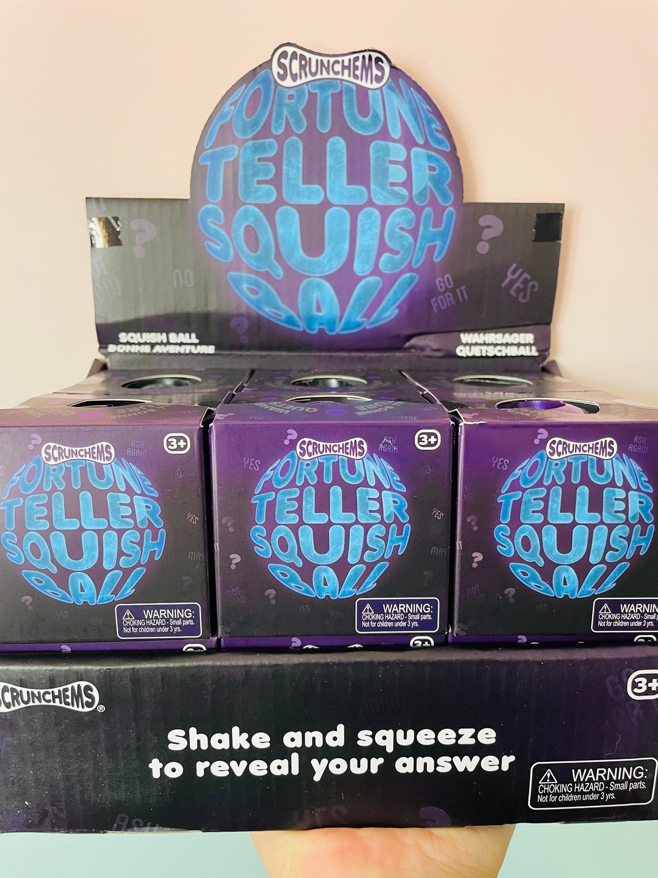 🔮💜 Scrunchems Fortune Teller Squish Ball | Mystic 8 Ball Sensory Fidget
