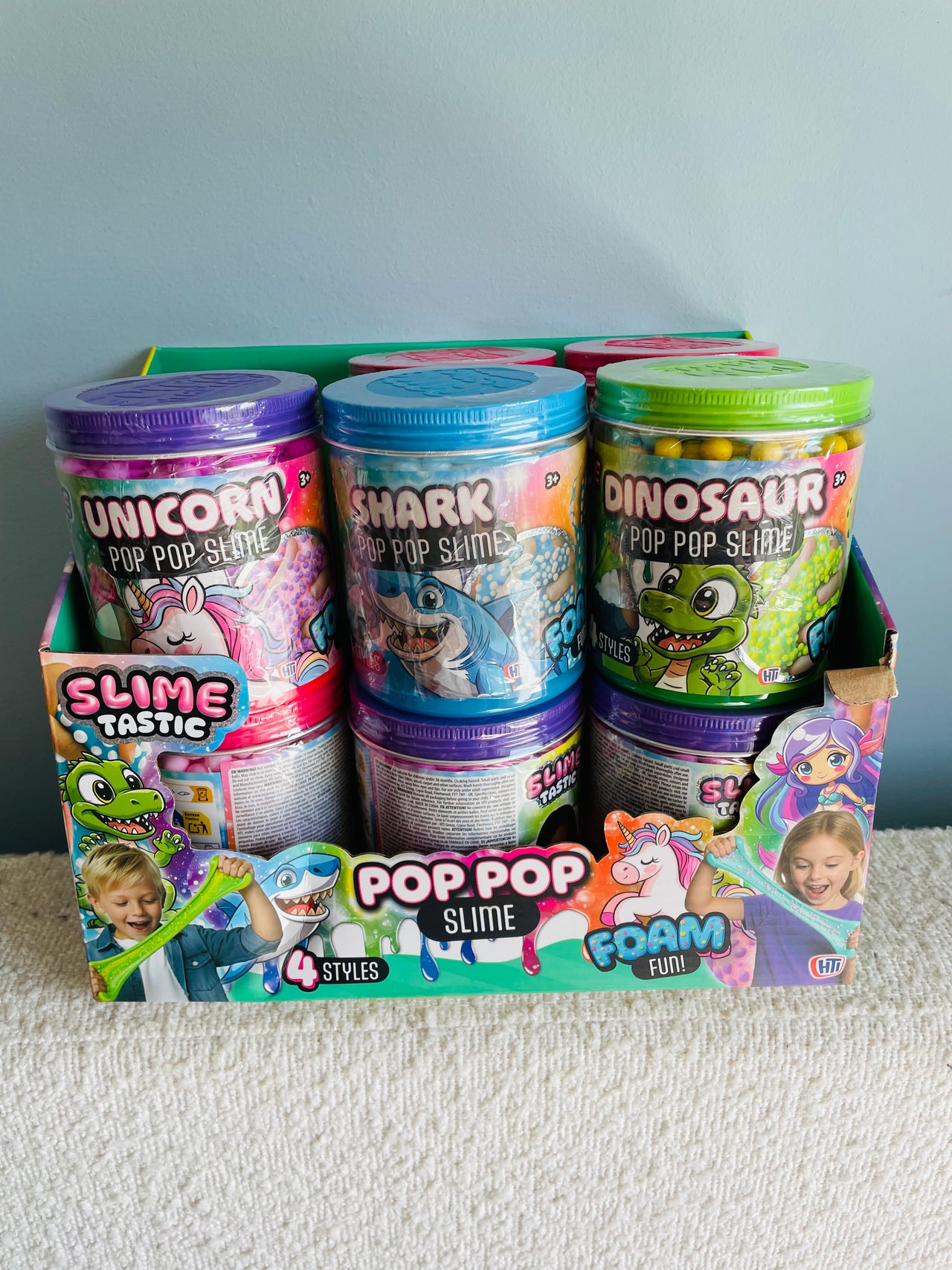 🦈💙 Shark Pop Slime Sensory Toy