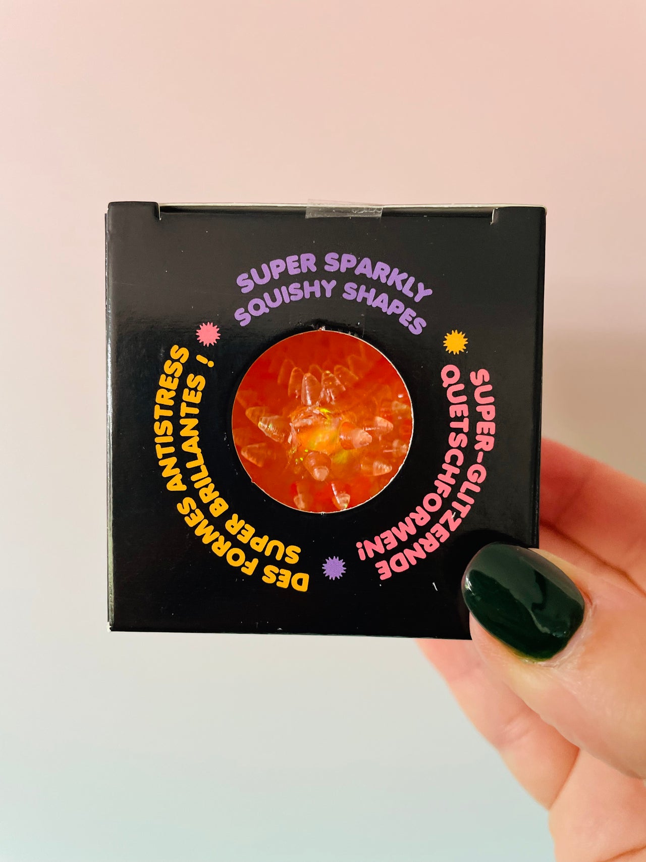 Orange Scrunchems Sugar Shapes - Sensory Squishy Toy - Neko Squish Co 