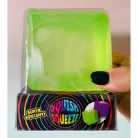 Green Mega Cube Squishy slow rise sensory toy UK