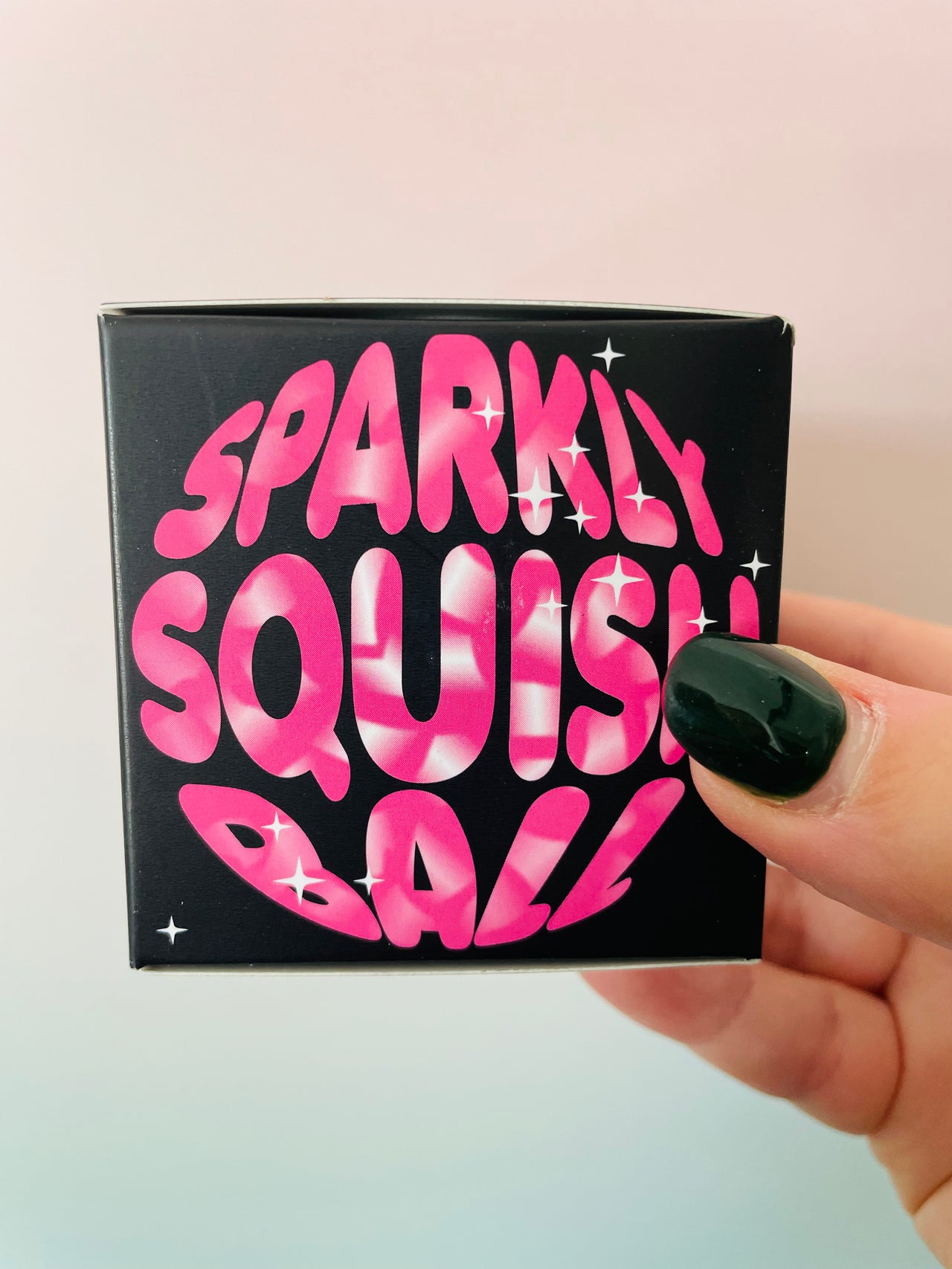 ✨🩷 Scrunchems Sparkly Squish Ball | Glitter Sensory Fidget Toy