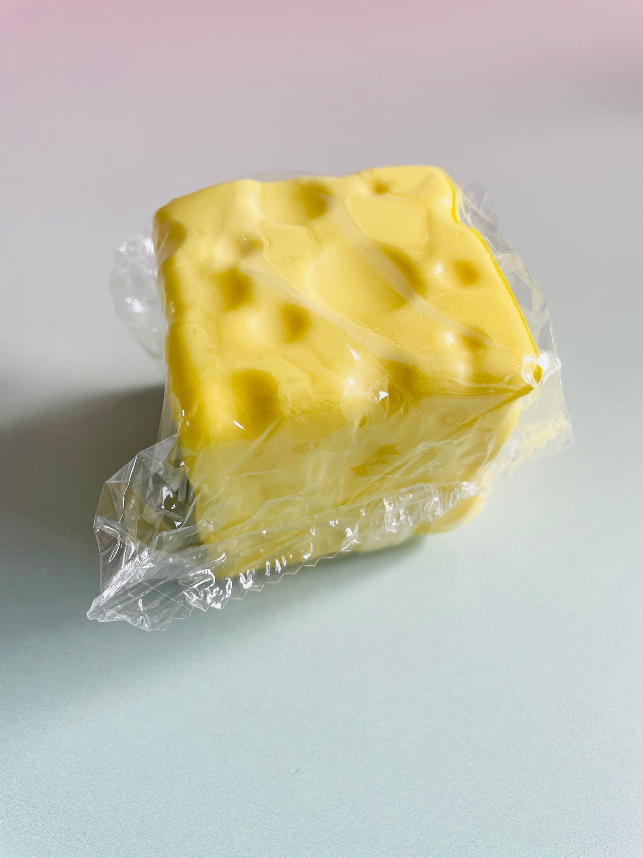 🧀✨ Slow Rise Squishy Cheese – 5cm Kawaii Sensory Fidget Toy ✨🧀