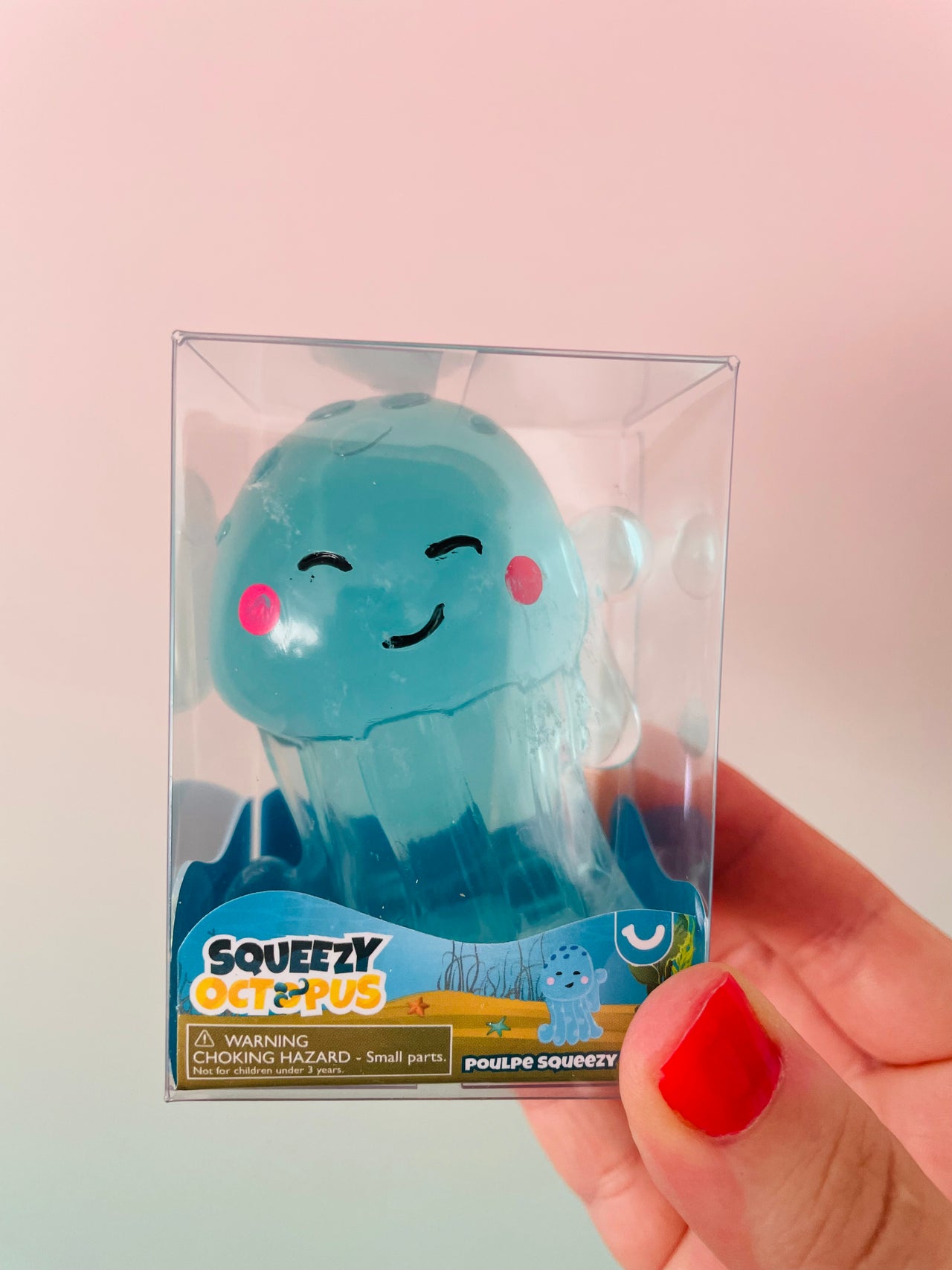 💙🐙 Blue Squeezy Gel Octopus | Soft Gel-Filled Sensory Stress Relief Fidget Toy ✨
