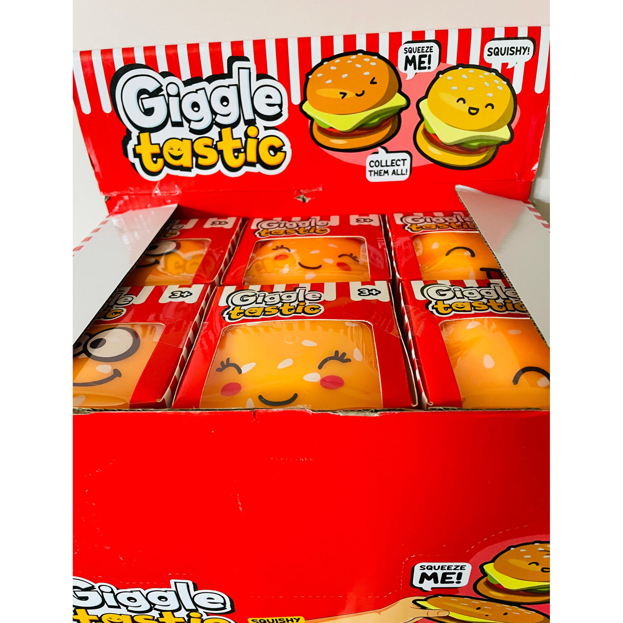 Mega Munch Burger Squishy sensory toy UK