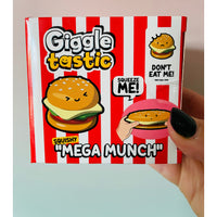 Mega Munch Burger Squishy sensory toy UK