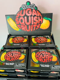 🍓🍌🍊 Scrunchems Sugar Squish Fruits | Fruity Sensory Squishy 3-Pack ✨