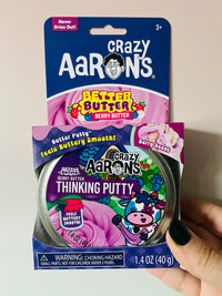Crazy Aaron's Better Butter Berry Thinking Putty - Berry-Scented Putty