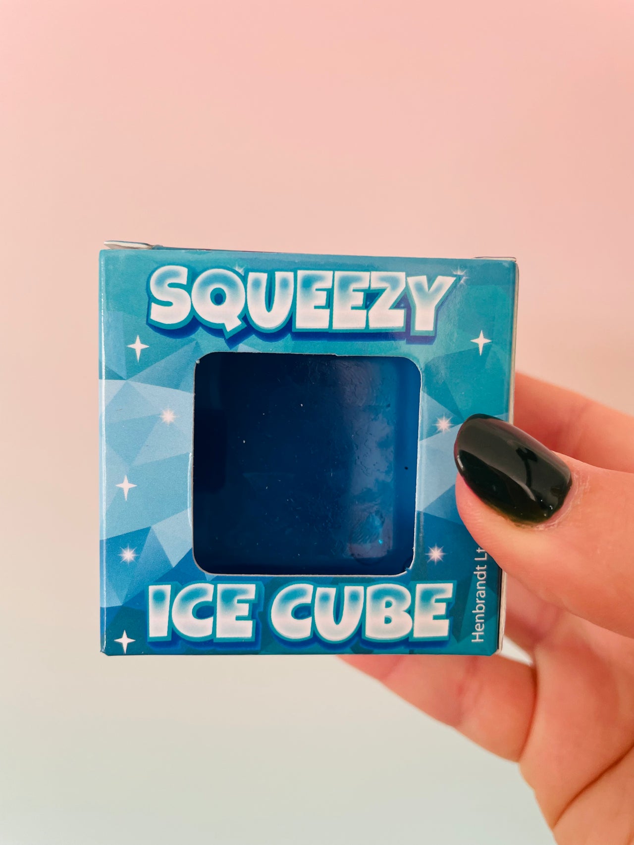 Sugar-Filled Ice Cube Squishy - Maltose Sensory Toy Blue