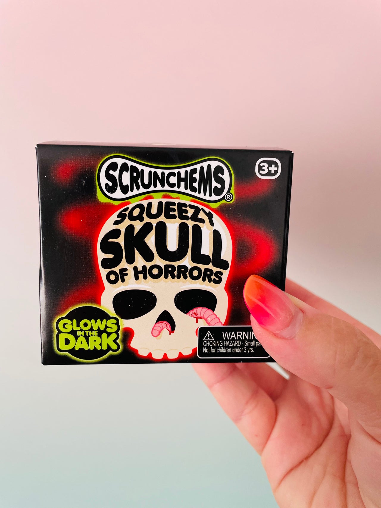 Scrunchems Squeezy Skull of Horrors Squishy Toy