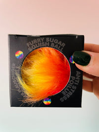 Scrunchems Furry Sugar Squish Ball Sensory Toy