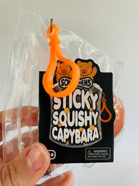 🐹💛 Scrunchems Taba Sticky Squishy Capybara Sensory Toy