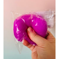 🩷🟣 Neon Super Squish Ball | Purple Stress Relief Sensory Fidget Toy ✨