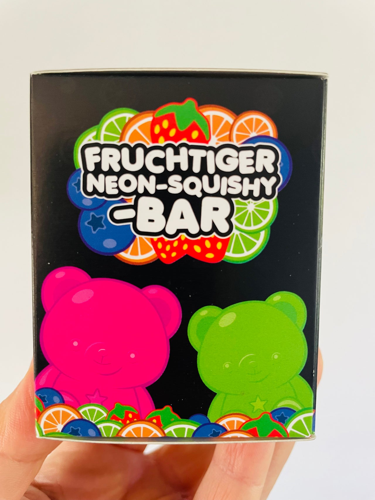 🐻🌈 Scrunchems Fruity Neon Squish Bear – Scented Sensory Fidget Toy ✨