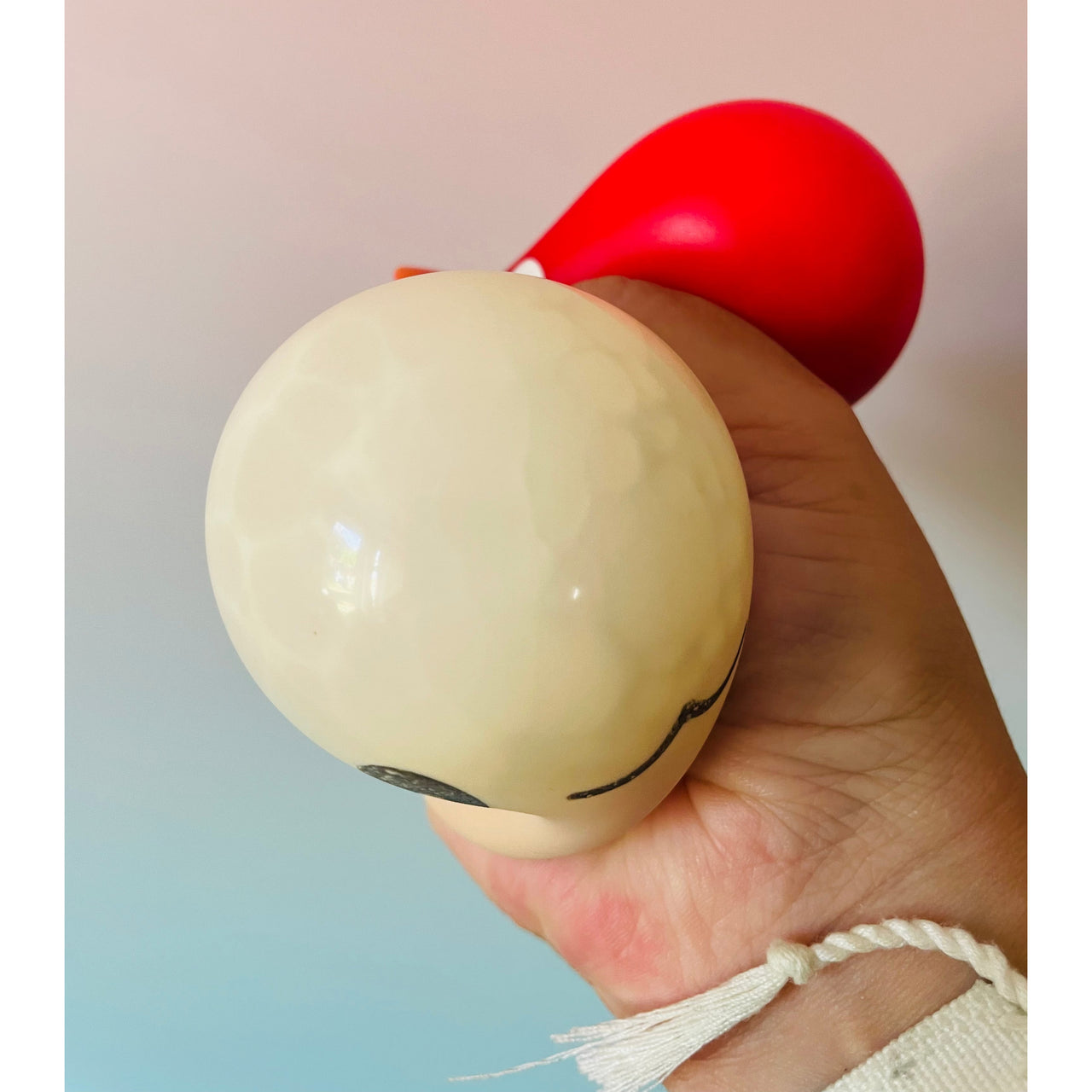 Mushi-Pals Red Mushroom Squishy sensory stress relief fidget toy