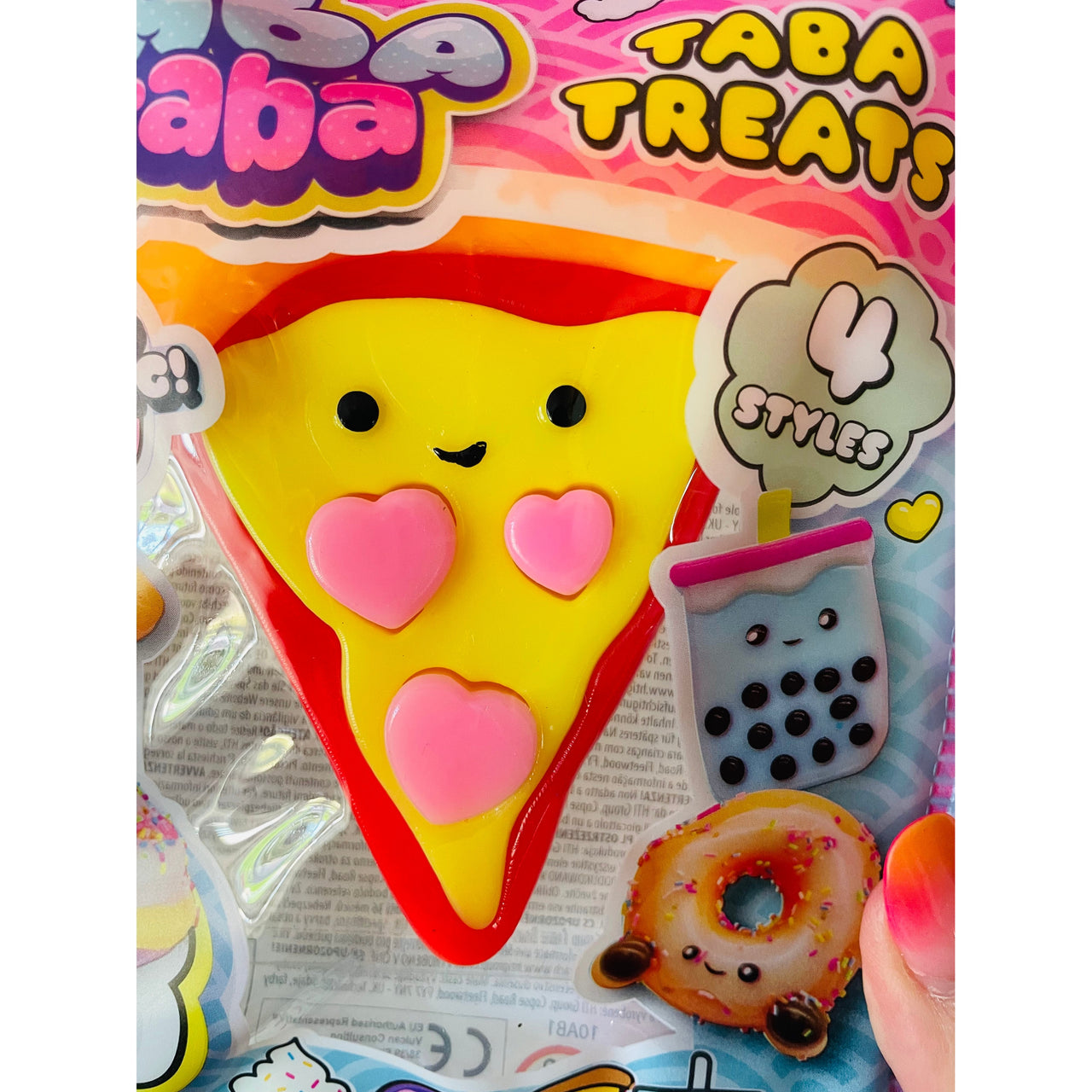Taba Treats Pizza Squishy sensory stress relief fidget toy