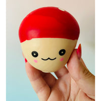Mushi-Pals Red Mushroom Squishy sensory stress relief fidget toy