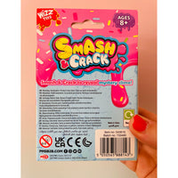 Red Strawberry Smash Crack Fruit crunchy sensory fidget toy
