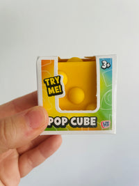 🟨✨ Yellow Pop Cube Fidget Toy