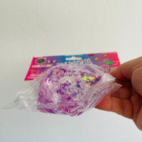 💜✨ Purple Pinch Family Sugar Glitter Cube Squishy | Sensory Fidget Toy 💎