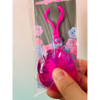 🩷🌼 Scrunchems Flower Power Sugar Keychain | Pink Smiley Flower Sensory Fidget ✨