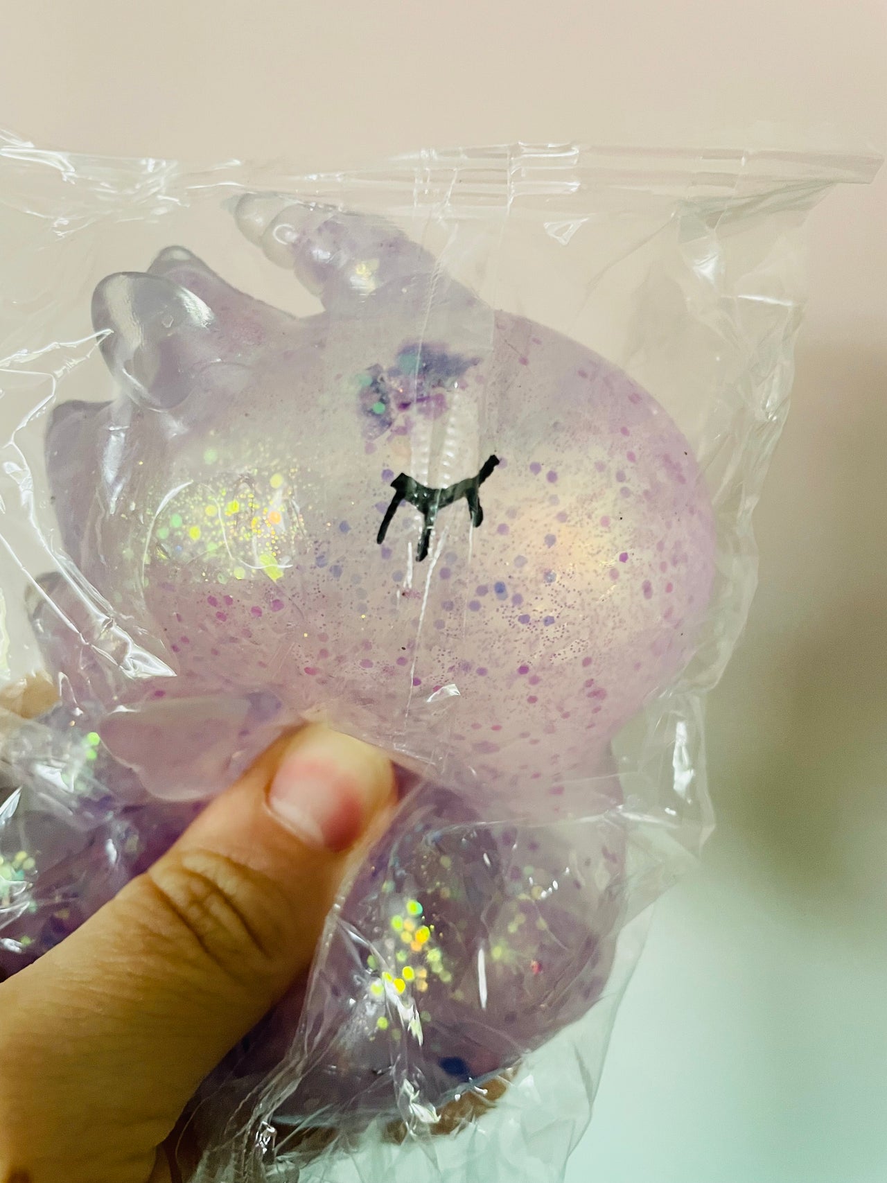 🦄💜 Purple Glitter Water-Filled Unicorn Sensory Toy ✨