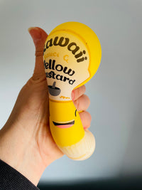 🌭💛 Kawaii Mustard Sauce Bottle Squishy Toy