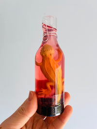 🦎🩷 Pink Lizard Slime Bottle Sensory Toy