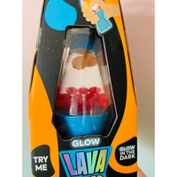 💙🌋 Glow in the Dark Lava Lamp Squishy | Blue Sensory Stress Relief Fidget Toy ✨