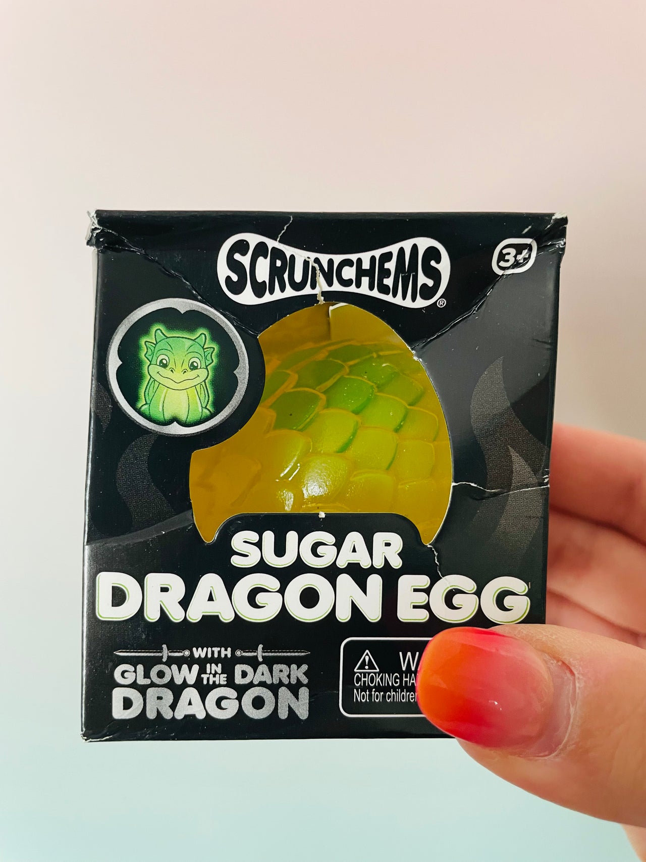 Scrunchems Sugar Dragon Egg Dragon Surprise Sensory Fidget Toy