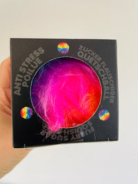🌈🐻 Scrunchems Furry Sugar Squish Ball Sensory Toy
