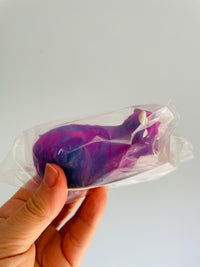 💜🐮 Purple Stretchy Sand Highland Cow Sensory Toy