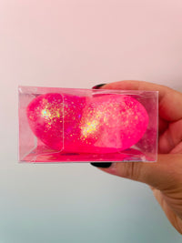 💖✨ Sparkly Squishy Heart | Glittery Sensory Fidget Toy