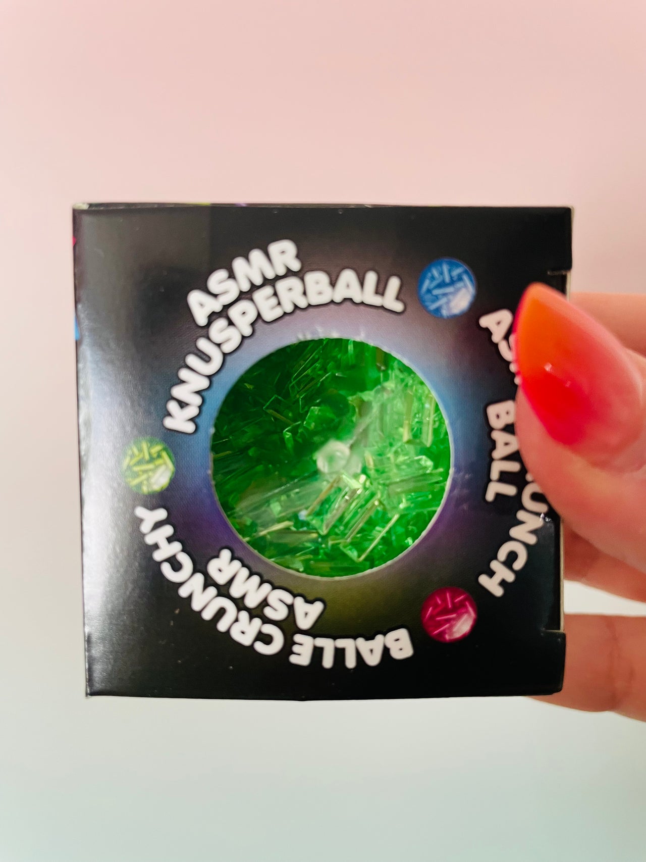 Scrunchems Bingsu Bead Ball Crunchy ASMR Sensory Fidget Toy Green